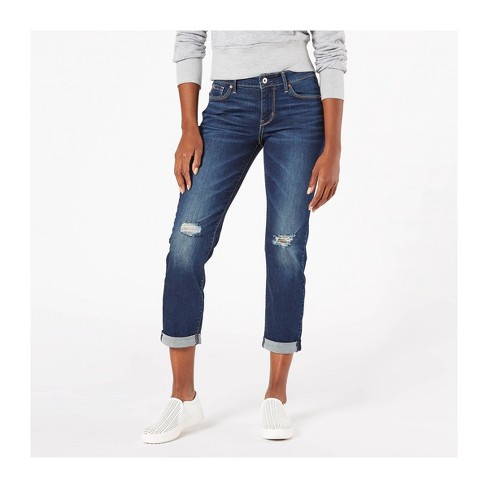 Denizen From Levi S Women S Mid Rise Slim Boyfriend Jeans Target