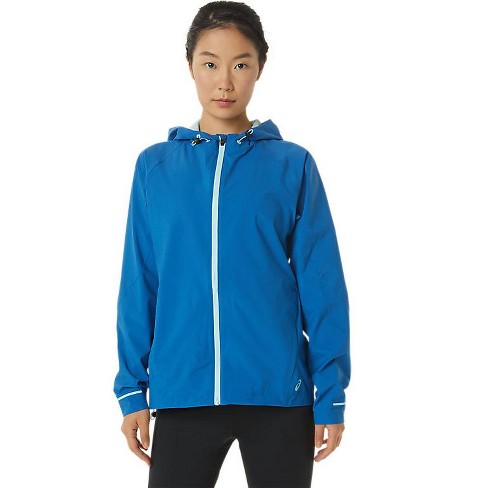 Asics Women's Waterproof Jacket Apparel, M, Blue : Target