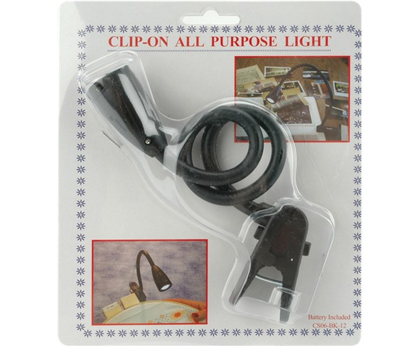 Clip-On All-Purpose LED Light Black