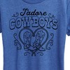 Women's - Instant Message - Jadore Cowboys Short Sleeve Graphic T-Shirt - 2 of 4