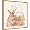 Amanti Art Happy Easter VI Bunny by Silvia Vassileva Canvas Wall Art Print Framed 22 x 22-in. - 3 of 4