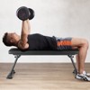 VEVOR Flat Weight Bench, Foldable Strength Training Bench, Utility Workout Bench for Full Body Workout, 1000 LBS Press Bench for Home Gym Exercise - 2 of 4