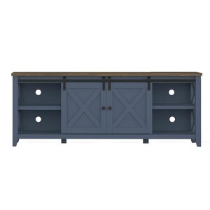 Farmhouse 2-Barn Door TV Stand for TVs up to 65", Entertainment Center TV Console - 1 of 4