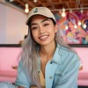 Dalix Sushi Roll Embroidered Maki Cotton Dad Hat Baseball Cap Adjustable Womens - 2 of 4