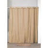 Evideco French Home Goods Hookless Shower Curtain 79" L x 71" W Cubic Pattern - 4 of 4