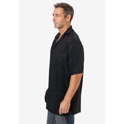 KingSize Short-Sleeve Guayabera Shirt