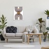 Stupell Industries Asymmetrical Rainbow Reflection Abstract Round Shapes Brown White Framed Giclee Art, White, 24" x 30" - 3 of 4