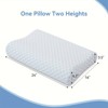 Vipbear cervical pillow memory foam pillow - Ergonomic support, cooling one side of the sleeper's stomach back - 2 of 4
