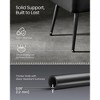 VASAGLE EKHO Collection - Bench for Entryway Bedroom, Synthetic Leather with Stitching, Ottoman Bench with Steel Legs - 4 of 4