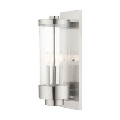 Livex Lighting Hillcrest 3 - Light Wall Light in  Brushed Nickel