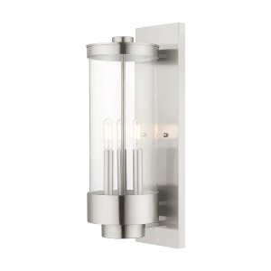 Livex Lighting Hillcrest 3 - Light Wall Light in  Brushed Nickel - 1 of 2