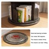 Aheaplus 4-tier/ 5-tier Corner Bookshelf for Home Office, 360 Rotating - 4 of 4