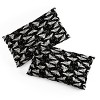 Deny Designs King Avenie Luna Moth Black and Cream Comforter and Pillow Sham Black - 4 of 4