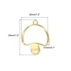 Unique Bargains DIY Crafts Earrings Necklace Bracelet Making Alloy Open Back Mushroom Bezel Pendants 10 Pcs - 2 of 4
