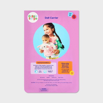 Детские мягкие игрушки Gigglescape Baby Doll Carrier for 14" - 16" Dolls — фото 4