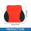Unique Bargains Car Seat Lumbar Cushion Memory Foam Support Ergonomic Design Polyester - 4 of 4