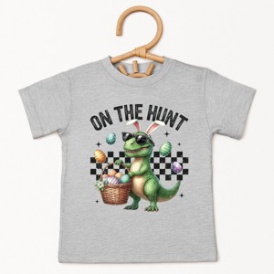 The Juniper Shop On The Hunt Dino Toddler Short Sleeve Tee - 1 of 4
