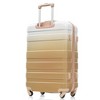 Whisen 3-Piece Luggage Sets, ABS Hardside Lightweight Suitcases with 3 Different Sizes and TSA Lock and Spinner Wheels - 3 of 4
