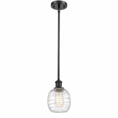 Belfast - 1 Light Mini Pendant In Industrial Style-9 Inches Tall and 6 Inches Wide