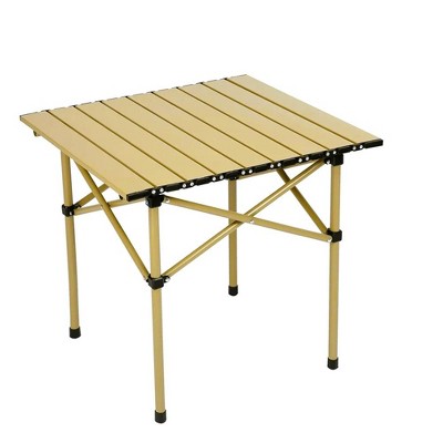 Swtroom Folding Camping Square Table 20.9 x 20.1 x 19.7 Portable Lightweight for Outdoor Cooking Picnic Grilling