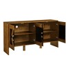 NicBex Buffet Cabinet with Storage,Sideboard Cabinet with Geometric Pattern and Adjustable Shelves,Storage Cabinet for Living Room - 4 of 4
