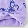 Girls' Flat Knit Butterfly Intarsia Beanie Hat - Cat & Jack™ Lavender 4-14 - image 3 of 3