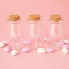 Sparkle and Bash 12-Pack 4-Inch Empty Milk Jars Glass Bottles with Lids, It's a Girl Baby Shower Party Favors - 2 of 4