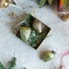 FURNIinspire Decorative Holiday Scene Props Glass Pine Cones Hanging Ornaments for Christmas Tree Holiday Party, Green, 2.3"*2.3"*3.5" - 4 of 4