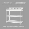 Child Craft Flat Top Infant Changing Table, Water-Resistant Pad and Safety Strap, Anti-Tip Kit Included to Prevent Tipping, Baby Safe Finish - 4 of 4