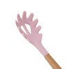 Unique Bargains Spoon Hand Wash Only Pasta Claw Silicone Wooden Handle 12.6" 1 Pc - 4 of 4