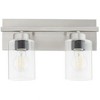 Quorum Lighting Carter 2 - Light Vanity in  Satin Nickel - 3 of 4