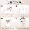 BRINJOY Red Light Therapy Mask for Face & Neck - 120 LED Beads 8 Modes USB-C Rechargeable - 4 of 4