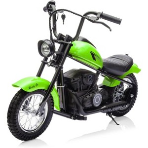 Electric Motorcycle for Kids, 24V 250W Kids Electric Dirt Bike, Two Speed Max Up to 14MPH & 60 Minutes Continuous, with Led Lights - 1 of 4