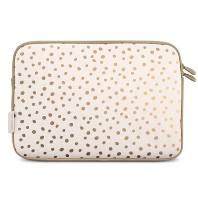 Dabney Lee 13.3 Laptop Sleeve - Champagne Dot