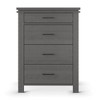 Child Craft Denman 4 Drawer Chest for Nursery or Bedroom, Plenty of Storage, Anti-Tip Kit Included to Prevent Tipping, Non-Toxic, Baby Safe Finish - 2 of 4