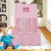 Safstar Kids Play Tent w/Playpen Yard Door Curtains Windows Star Lights for Boys Girls - 3 of 4