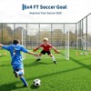Soccer Goal, Portable & Foldable Soccer Net with Carry Bag, Backyard Sports & Outdoors Training Equipment - 2 of 4
