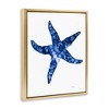 Stupell Industries Casual Starfish Beach Ocean Sea Life Painting Floating Frame Canvas Art, Gold, 17" x 21" - 2 of 4