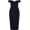 Women's Plus Size Ripple Love Dress - navy | CITY CHIC - 4 of 4