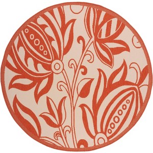 Courtyard CY2961 UV & Stain Resistant Non-Shedding Power Loomed Indoor/Outdoor Rugs - Safavieh - 1 of 4