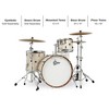 Gretsch Drums Renown 3-Piece Rock Shell Pack With 24" Bass Drum Vintage Pearl - 2 of 2