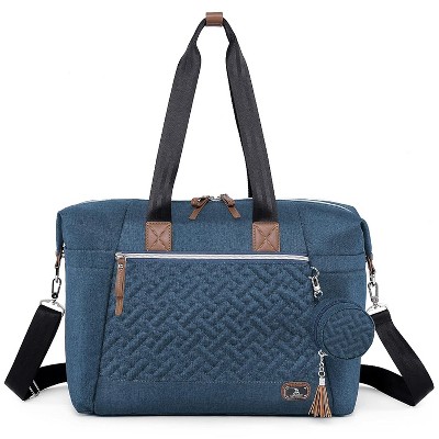 Dikaslon Diaper Bag Tote with Pacifier Case and Changing Pad Baby Bag for Boys and Girls