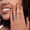 GILDED Statement Ring Band in 14KT Gold Plated & 925 Sterling Silver for Women in 1/4, 1/2, 3/4 Carat Total Weight Lab Grown Diamond | Size 7 - 4 of 4