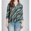 Women's V Neck With Tassel Tie - APNY - 4 of 4