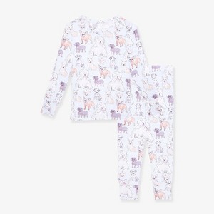 Juniors Gatsby Classic Pajama Set - Posh Peanut - 1 of 4