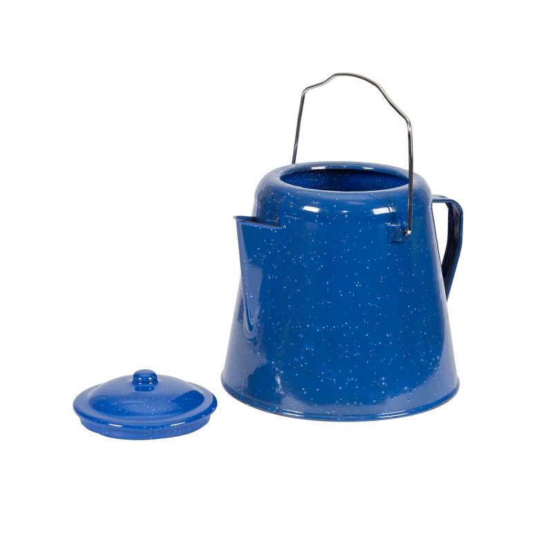 Stansport Enamel Coffee Pot 20 Cup Blue, 3 of 9