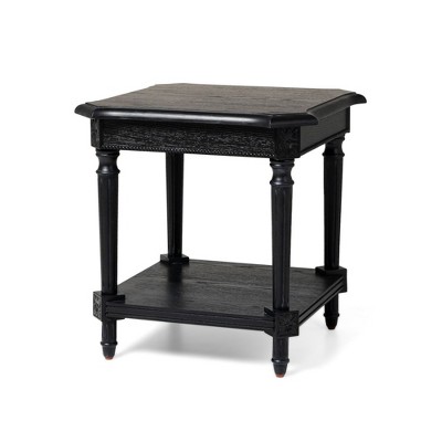Maven Lane Pullman Traditional Square Wooden Side Table