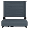 Flash Furniture Set of 2 Grandstand Comfort Seats by Flash - 500 lb. Rated Lightweight Stadium Chair with Handle & Ultra-Padded Seat - 3 of 4