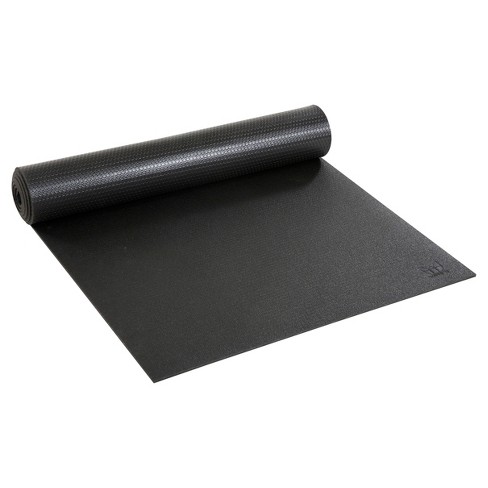 Gaiam Insta-Grip Yoga Mat - Obsidian (6mm)