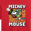 Women's - Disney - Mickey Wave Form Cropped Graphic T-Shirt - 2 of 4